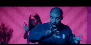 Rihanna and Drake in the 'Work' video (GIF)