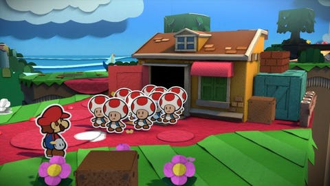 you misread the joke nintendo on new paper mario