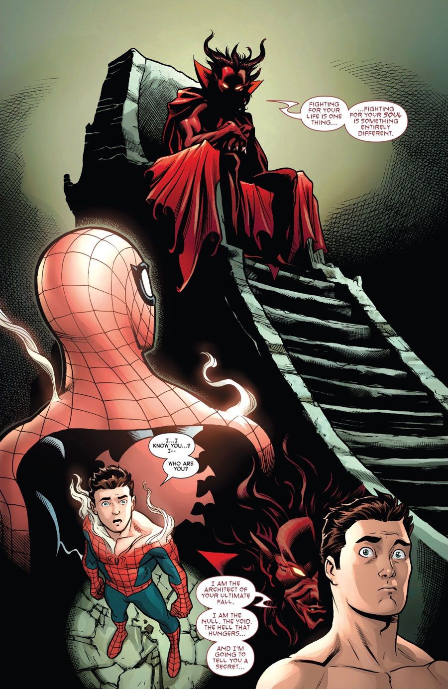 Spider-Man and Mephisto Spider-Man/Deadpool