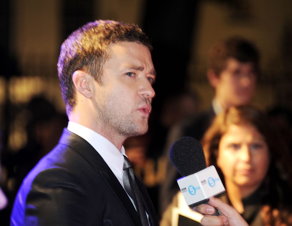 Justin Timberlake at In Time premiere