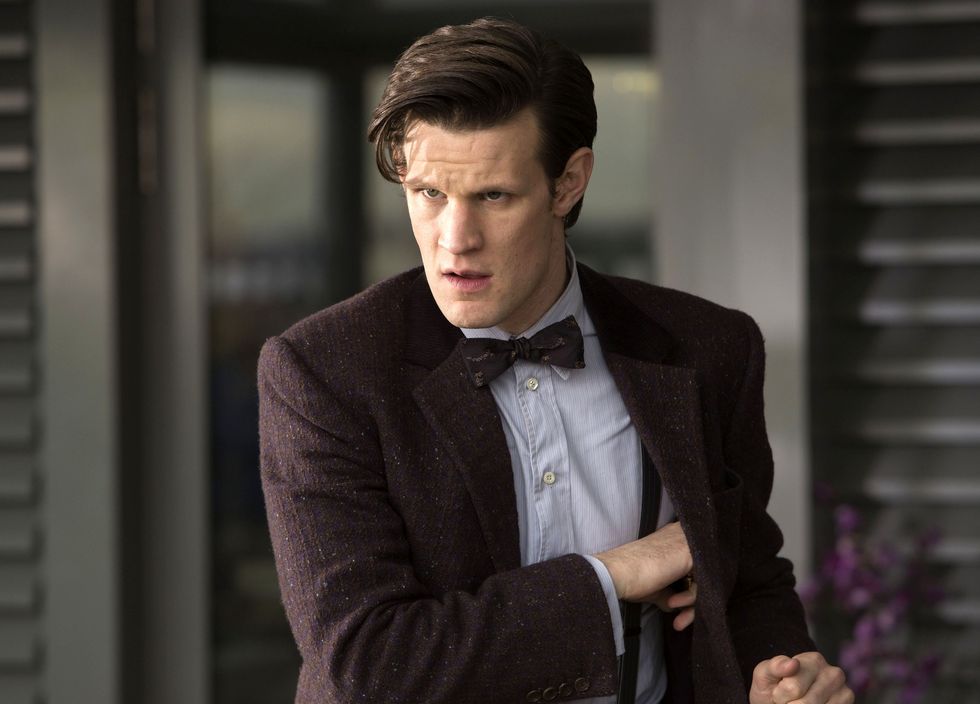matt smith as the eleventh doctor in doctor who