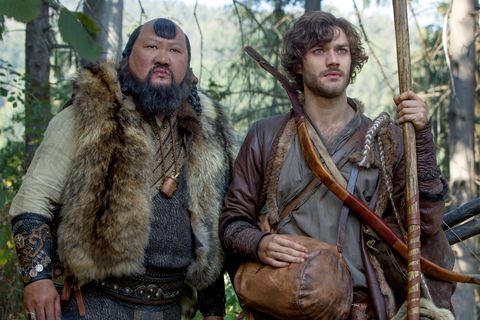 Kublai Khan and Marco Polo in Netflix's Marco Polo