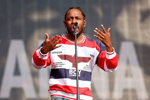 Kendrick Lamar performs at Hyde Park
