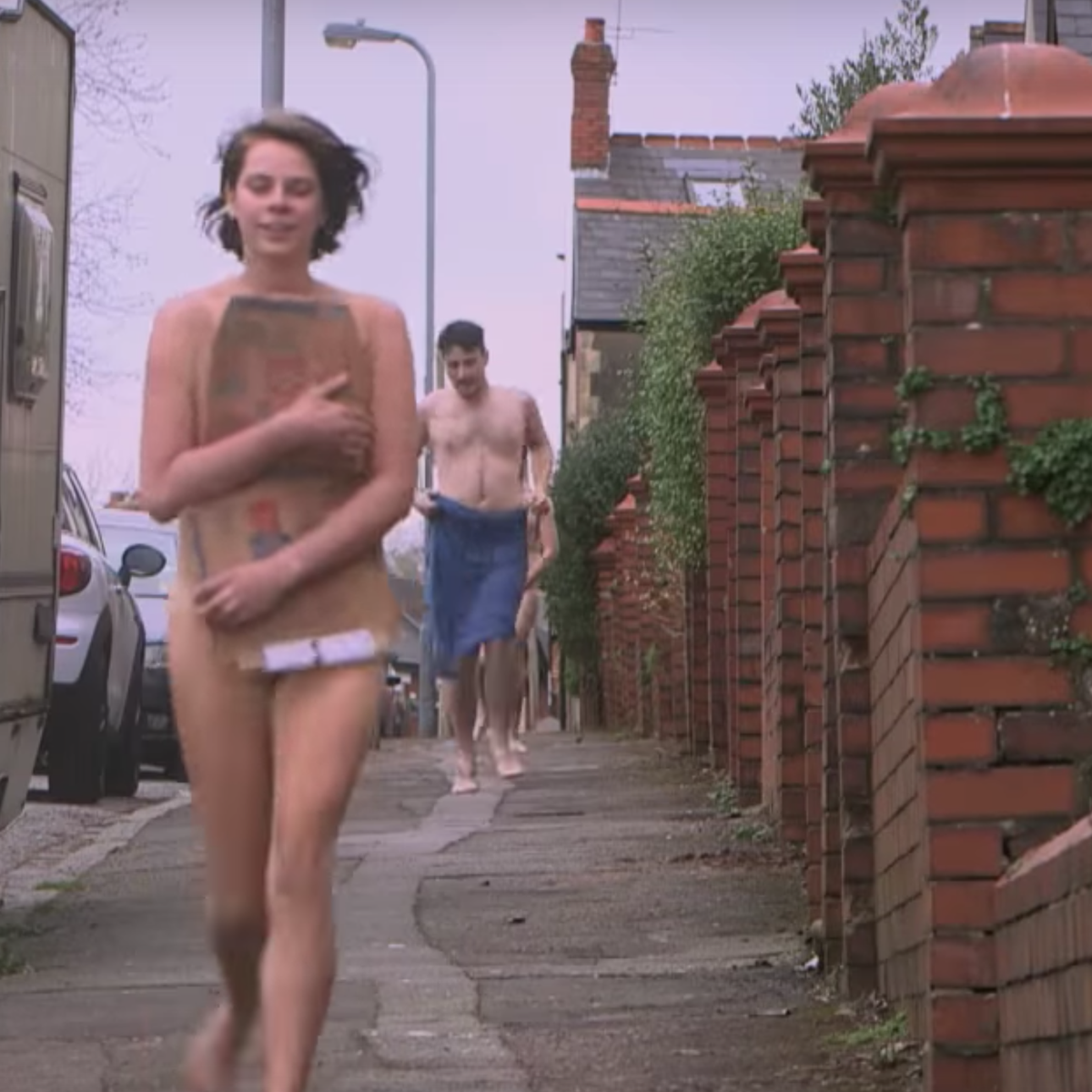 Life Stripped Bare sends flatmates on a naked made dash in new clip