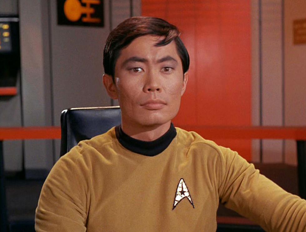 George Takei as Mr Sulu in Star Trek