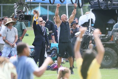 Dwayne Johnson, The Rock, Fast 8 filming