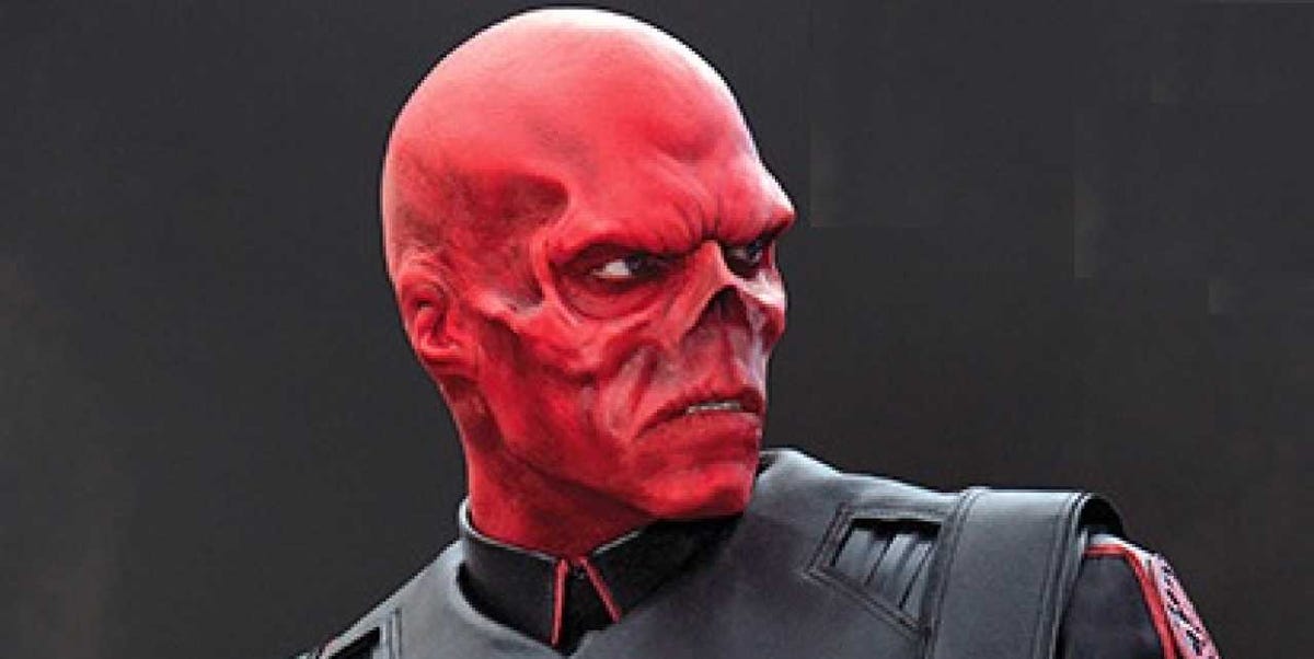 2. Red Skull: John Schmidt was the initial test subject for Erskine's Super-Soldier serum. Schmidt was forced to supervise Erskine's research while working on Hydra and believed that the super-soldier serum was the answer to his question. As a result, Schmidt forced Erskine to deliver the first version of the serum and inject it into his body.