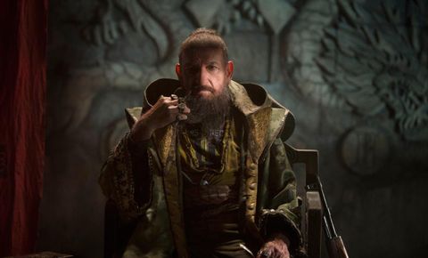 ben kingsley as the mandarin in iron man 3