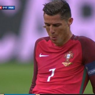 Ronaldo and the moth BBC screengrab