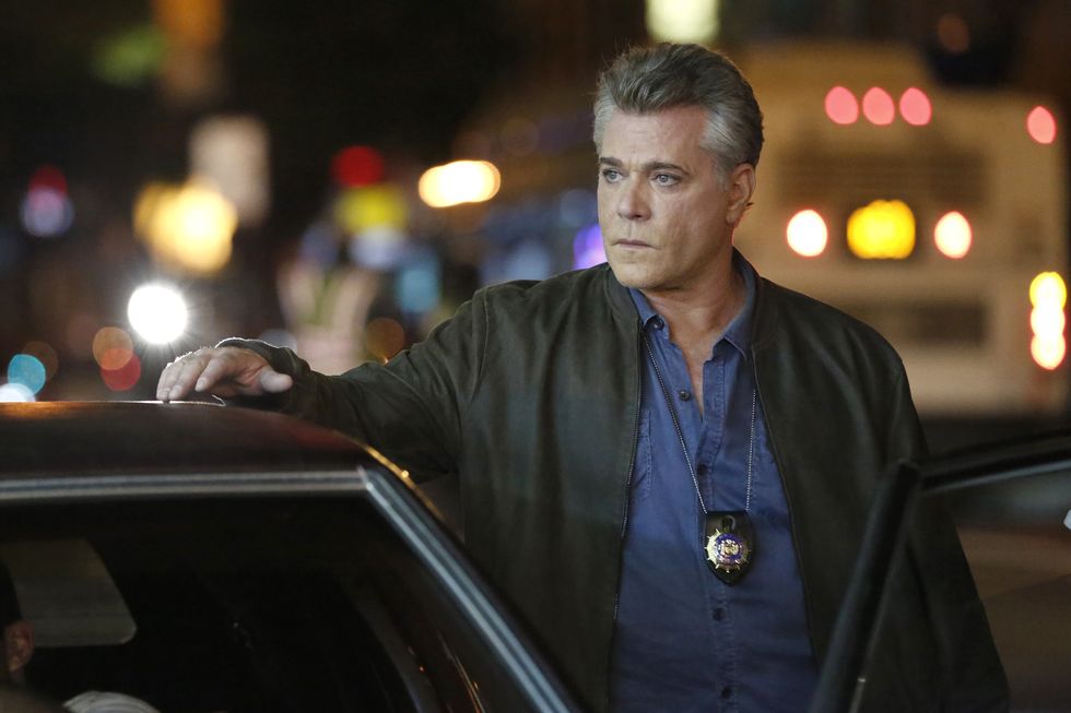 ray liotta in sky living's shades of blue
