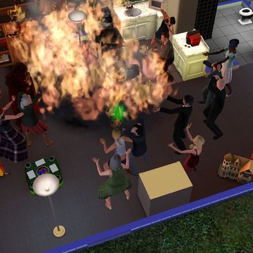 Sims fire