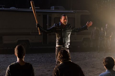 Negan in The Walking Dead s06e16, 'Last Day on Earth'