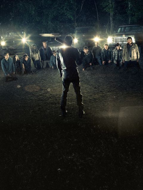The Walking Dead season 7 key art: Negan and his victims