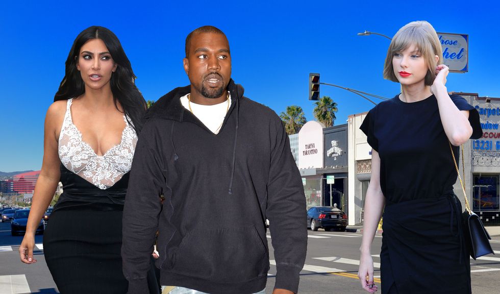PHOTOSHOP Kim Kardashian, Kanye West, Taylor Swift, feud