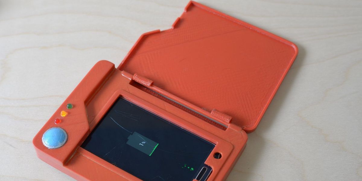 This 3D printed Pokedex is the phone case all Pokemon Go fans deserve