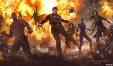 Guardians of the Galaxy Vol 2 concept art