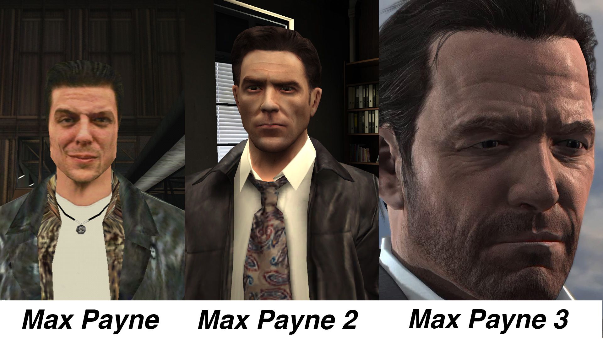 Finally, someone has fixed Max Payne 3 for me by modding in Max's true,  original face