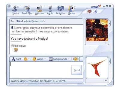 download nudge msn