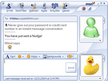 MSN Messenger: The Good Ol' Days of Limited Contact