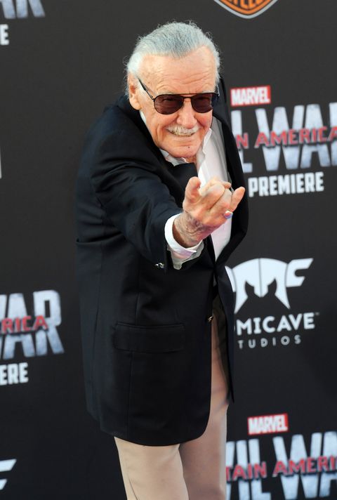 Stan Lee at Captain America premiere