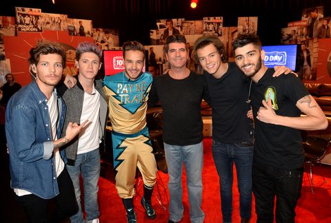 Simon Cowell with One Direction