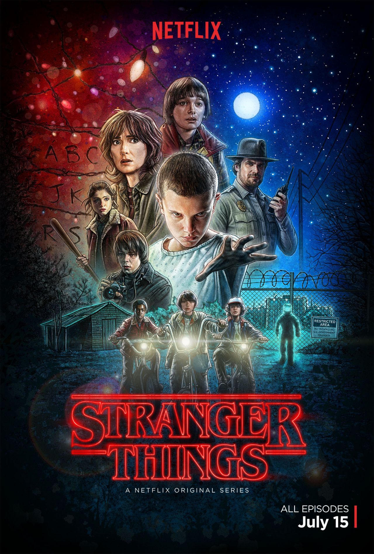 Stranger Things' season two poster description includes a nod to