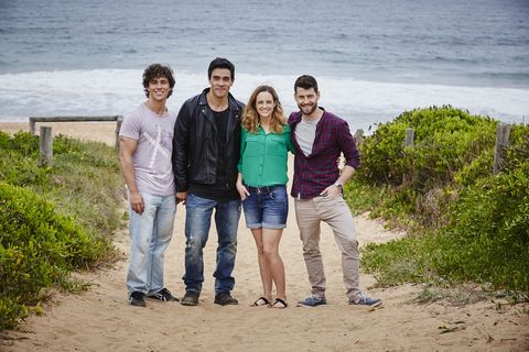 The Morgan family in Home and Away