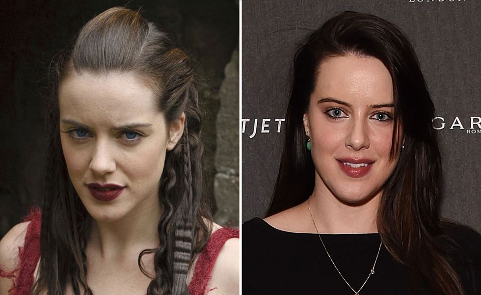 MICHELLE RYAN, as Nimueh in Merlin, then and now