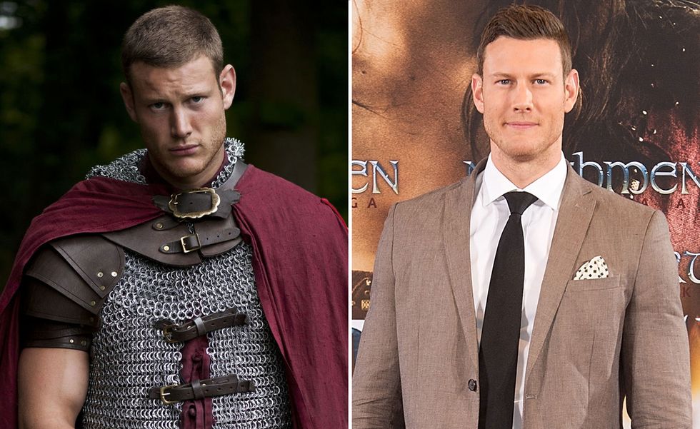 tom hopper, as sir percival in merlin, then and now