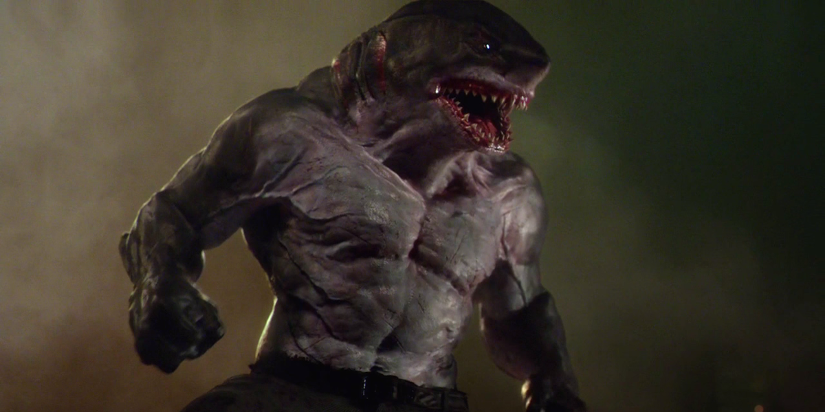 suicide squad almost starred a giant manshark called king