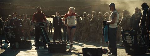 Margot Robbie in Suicide Squad short shorts