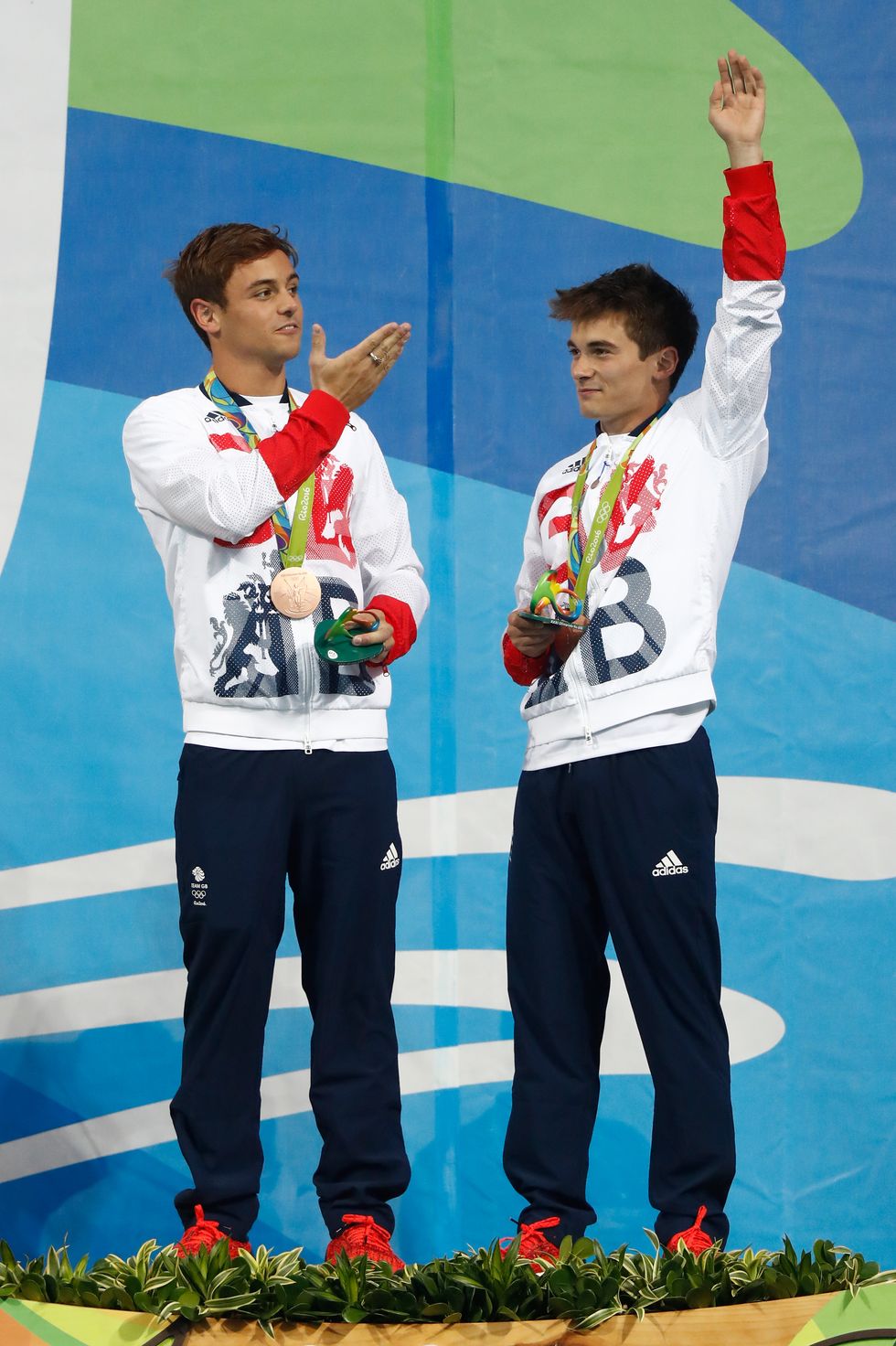Wheres Daniel Goodfellow Tom Daleys Diving Partner Is Cut Out Of Pictures After Their Bronze Win 0280