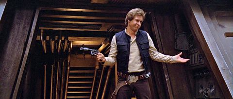 Harrison Ford as Han Solo in Star Wars Episode VI: Return of the Jedi