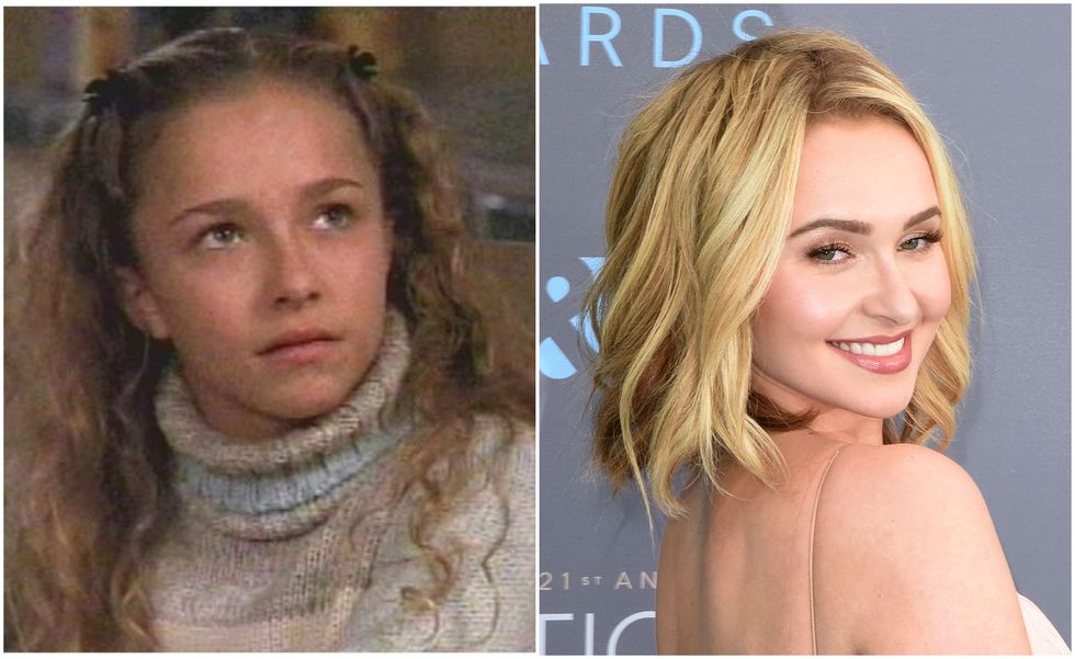 Hayden Panettiere in Ally McBeal and now