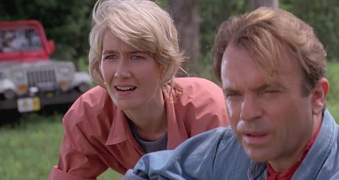 parque jurásico, sam neill, laura dern