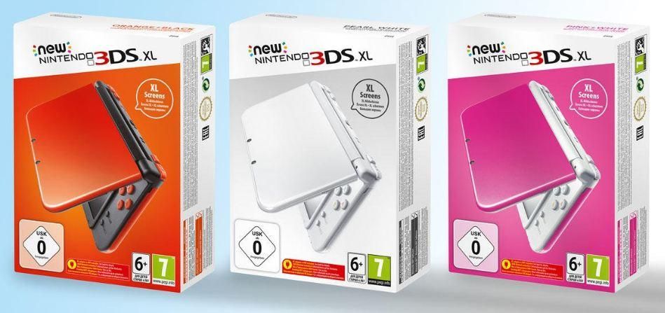 Bold new Nintendo 3DS colours are coming to Europe