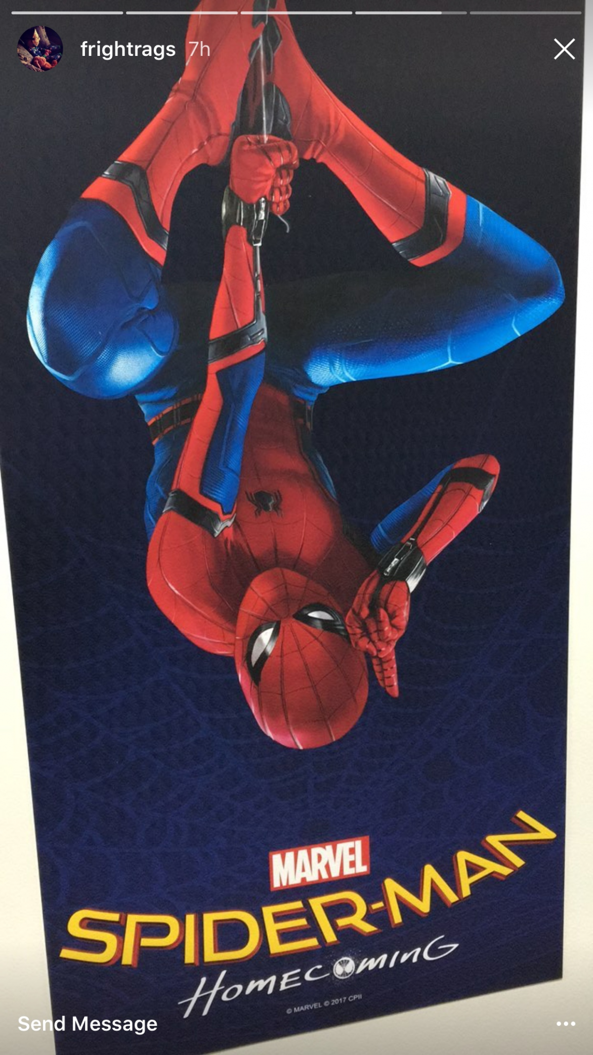 Download Upside Down Spider-Man Marvel iPhone XR Wallpaper | Wallpapers.com