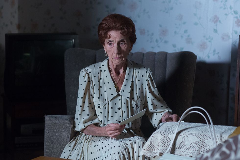 Dot Branning is unsettled after her delivery in EastEnders