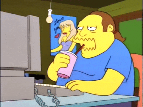 Simpsons Comic Book Guy computer GIF