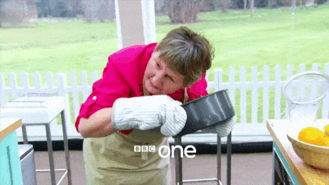 Val Stones on The Great British Bake Off