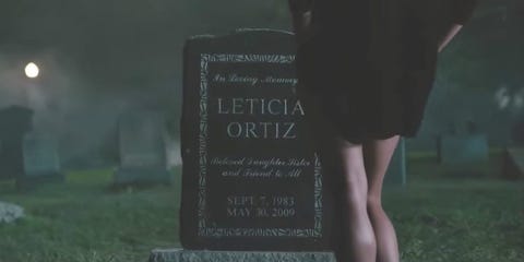 Letty's grave in Fast & Furious Letty's grave in Fast & Furious
