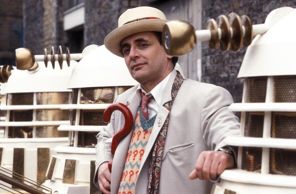 sylvester mccoy as the seventh doctor in doctor who
