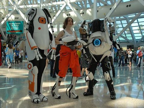 portal robot costume