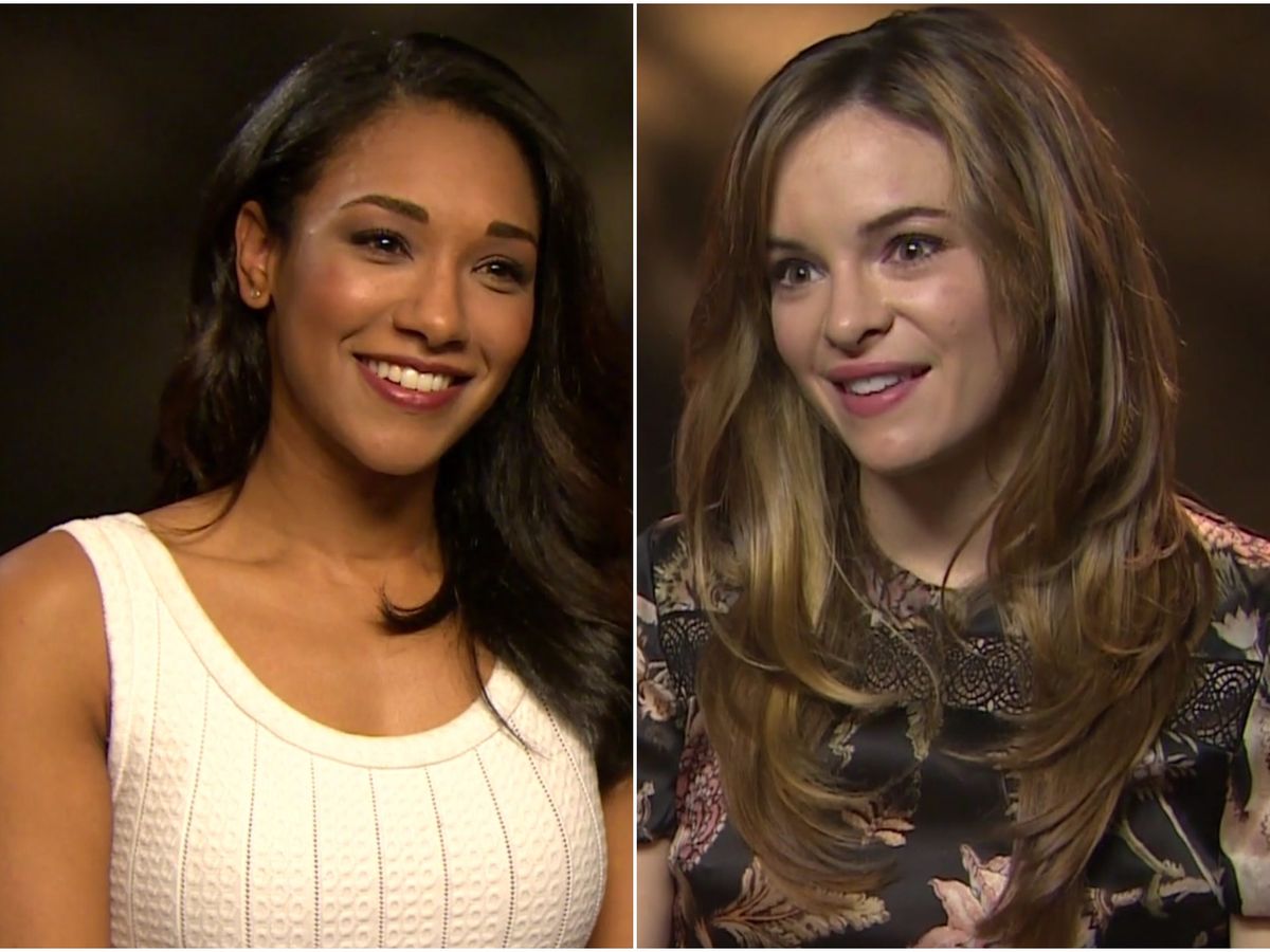 The Flash: Candice Patton and Danielle Panabaker talk season 3, that HUGE  crossover and... evil Iris?