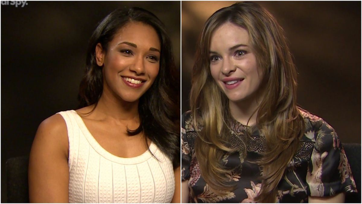 Caitlin Snow Xxx - The Flash: Candice Patton and Danielle Panabaker talk season 3, that HUGE  crossover and... evil Iris?