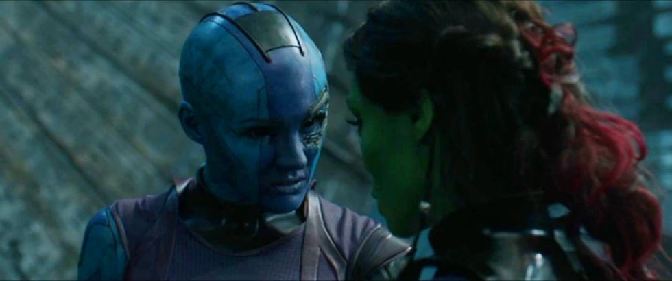 Avengers: Infinity War’s Karen Gillan shares behind the scenes picture ...