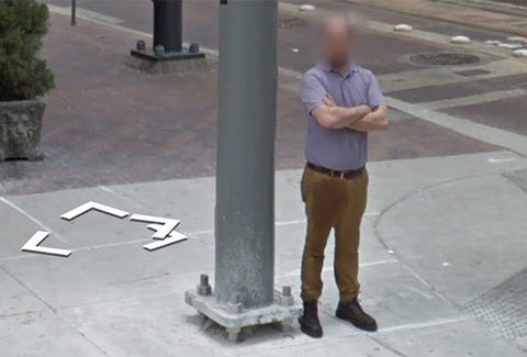 14 weird and hilarious things you can find on Google Street View, from The Stig and sex to drunk superheroes 14 weird and hilarious things you can find on Google Street View, from The Stig and sex to drunk superheroes