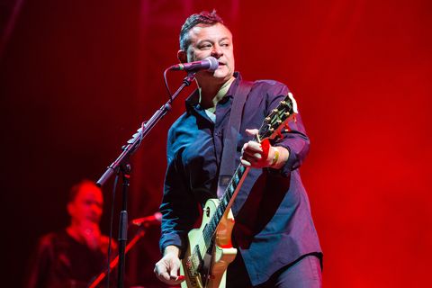 James Dean Bradfield of the Manic Street Preachers performs on day one of Victorious Festival at Southsea Seafront