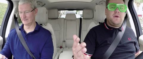 Apple Carpool Karaoke: James Corden and Tim Cook