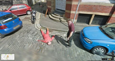 Google Street View murder prank